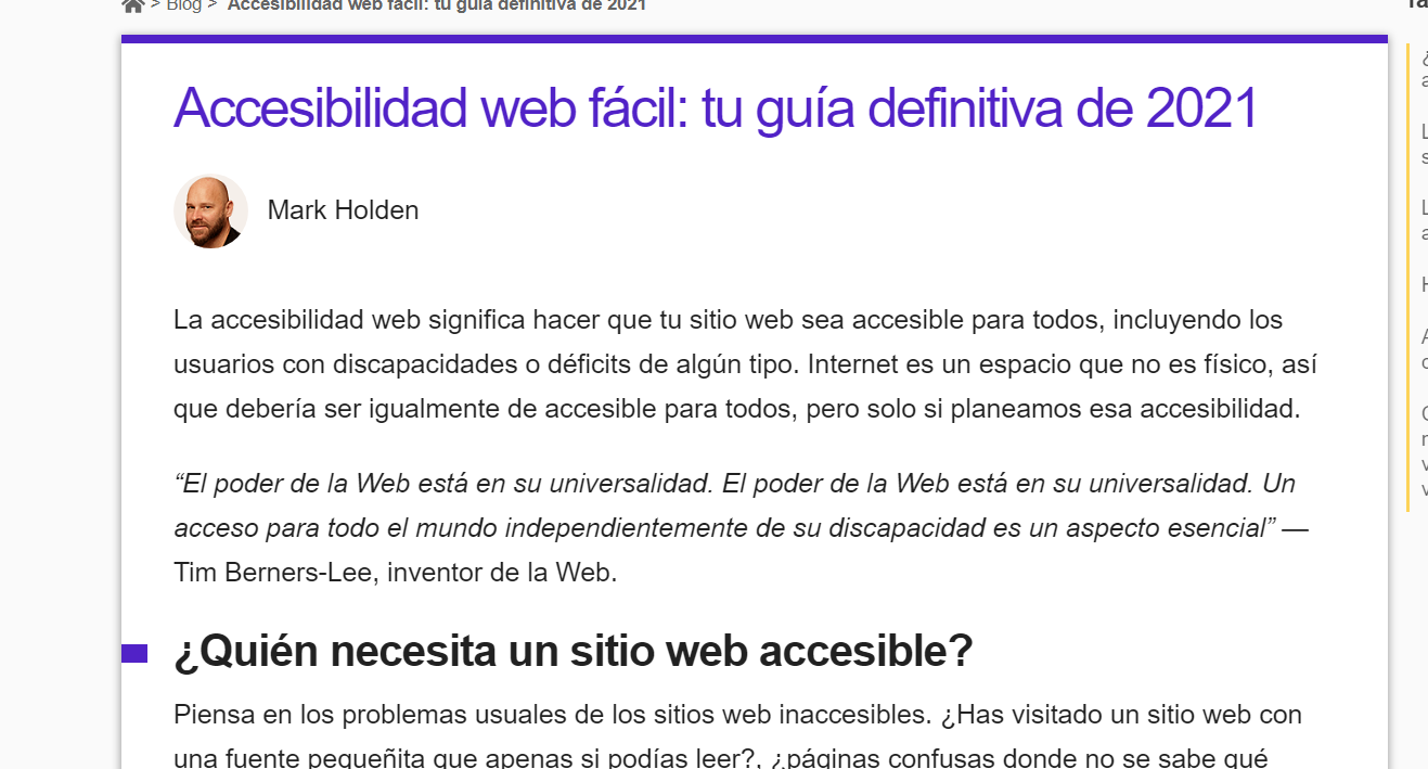 web de la guia